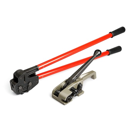 Teknika Strapping Systems 3/4" Polyester Strapping Tool Set, Tensioner/Sealer MUL-320, MUL-381